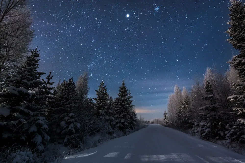 Blue Night - Kuopio, Finland - Nikon D800, 16 mm, f/4.0, ISO 3200, 30 sec.