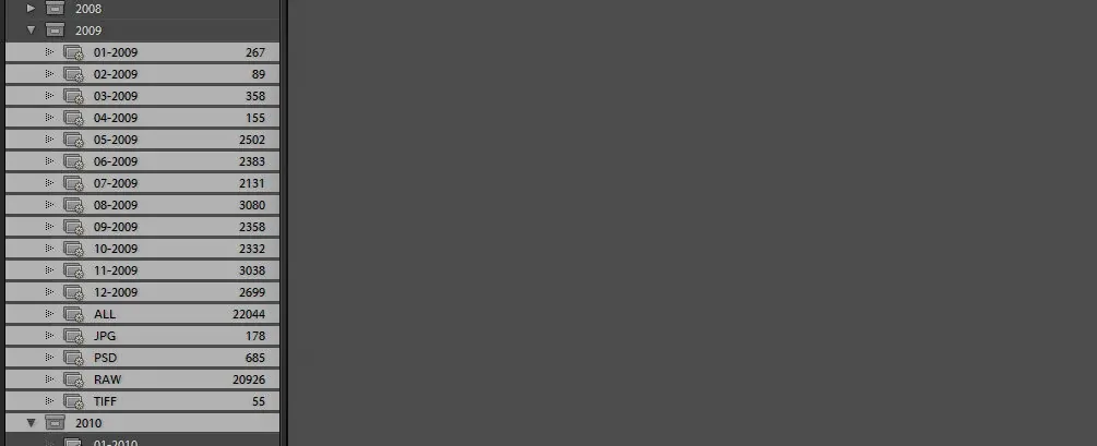 Drag the Created Collections to new Collection Set by holding down the CTRL (CMD) - key