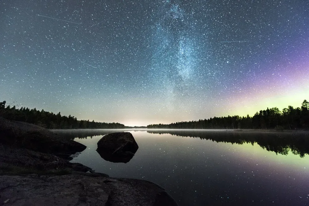 Star Reflection - Nikon D810 & Nikkor 14–24 mm f/2.8 - ISO 3200, 14 mm, f/2.8, 30 sec.