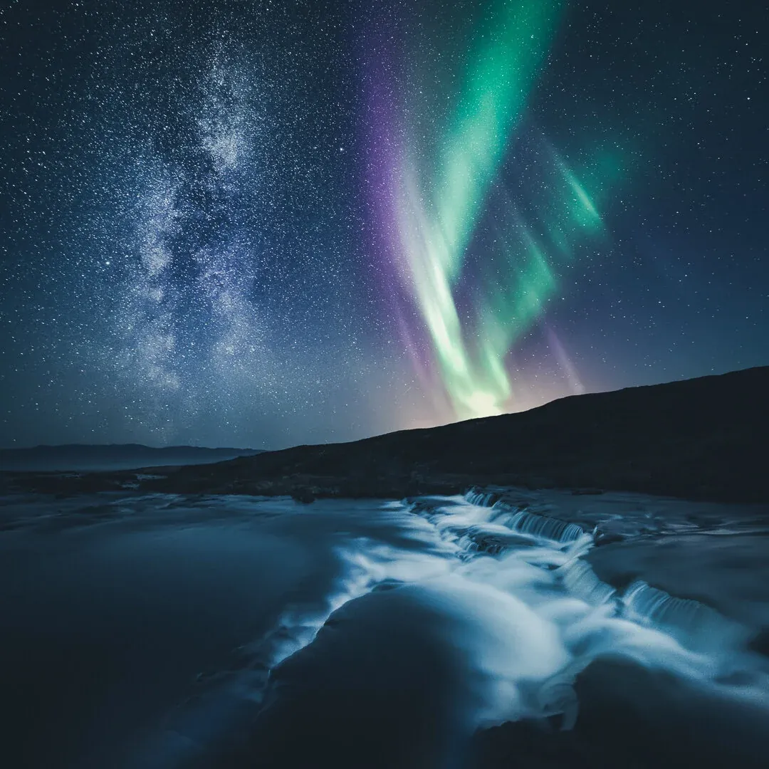 Milky Way & Aurora