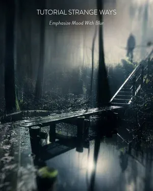 Atmosphere eBookin esimerkkisivu Strange Ways -kuvan editoinnista