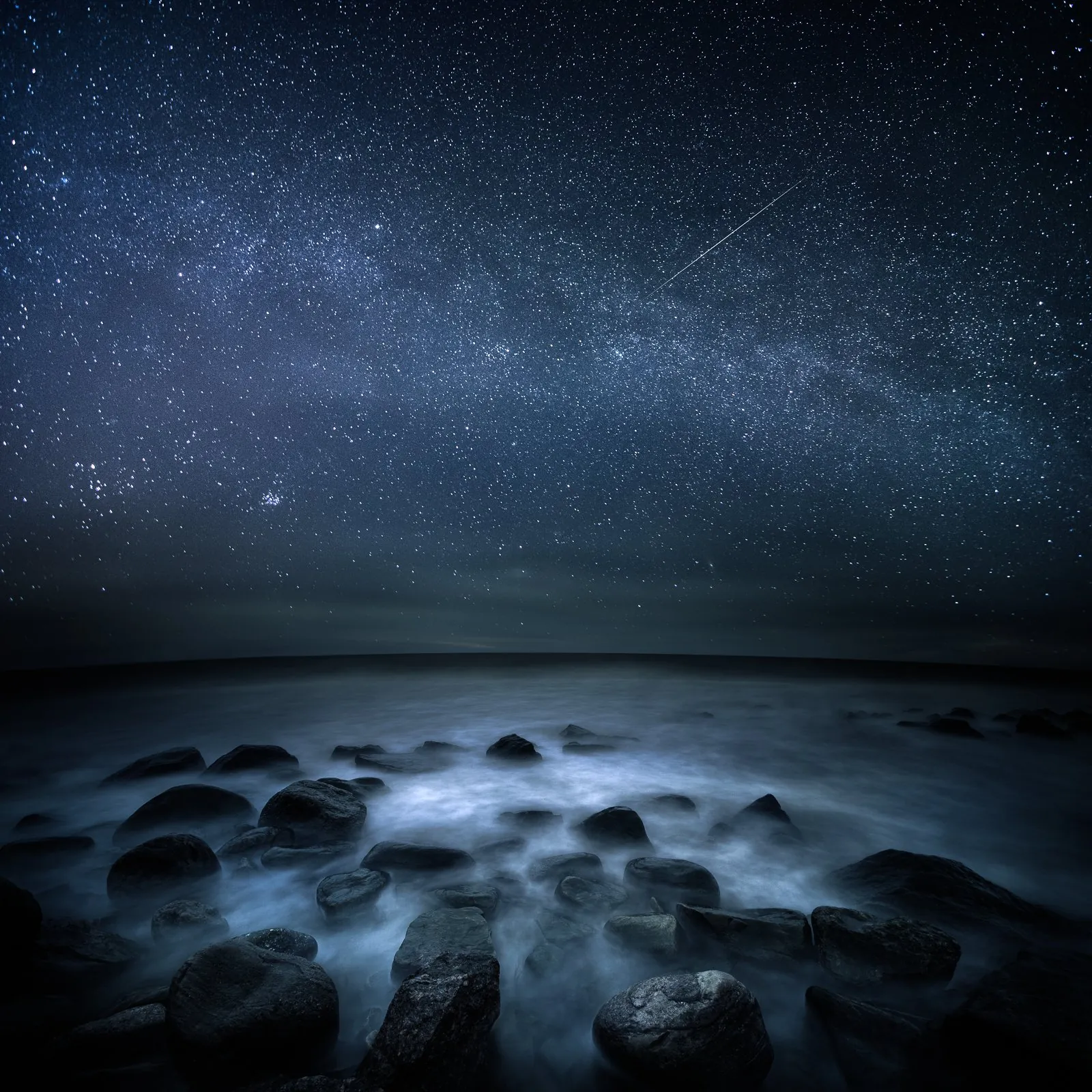 Endless Night, a night landscape photograph from the Edge collection by Mikko Lagerstedt.