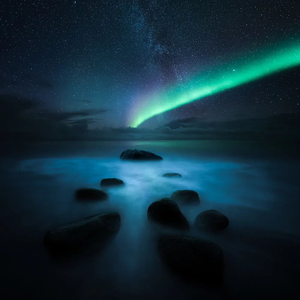 Aurora shoreline after EPIC edit