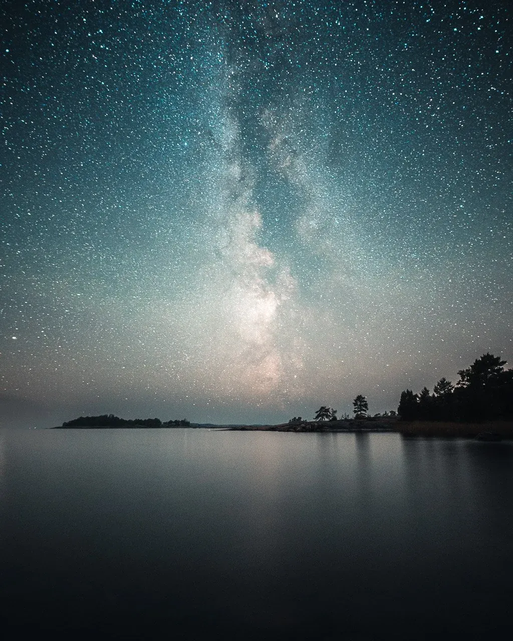 Night landscape after EPIC edit