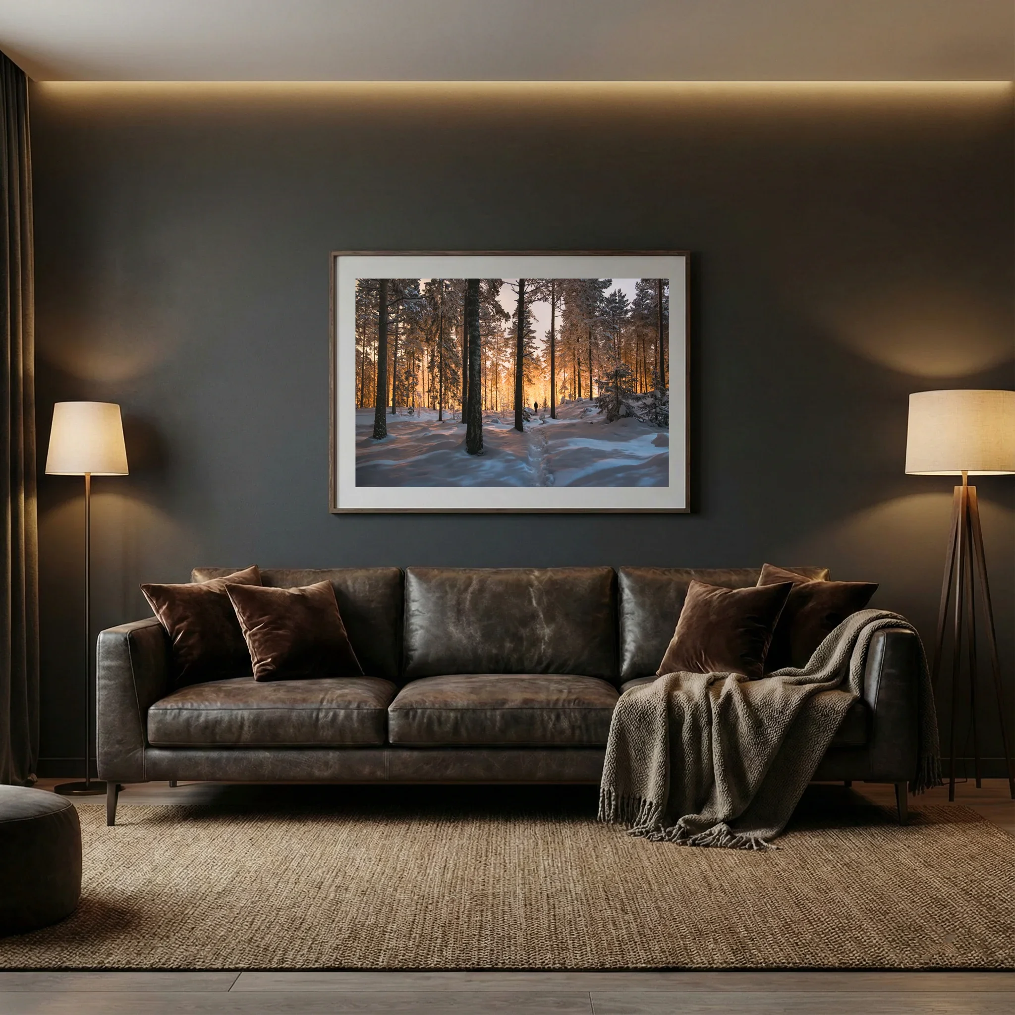 Between Two Worlds shown as a framed fine art print